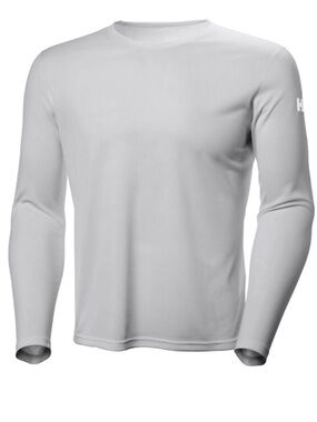 Helly Hansen NWT HH Tech Crew Shirt Light Gray 2XL